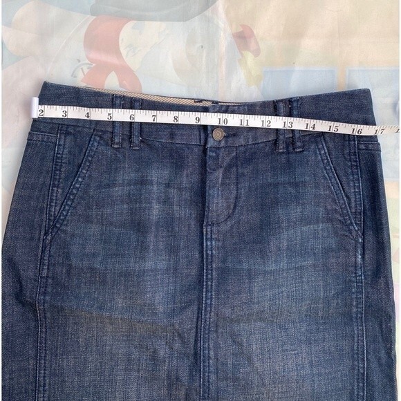 GAP 1969 Limited Edition Womens Denim Sz 4 Blue Jean Pencil Stretchy Skirt - Picture 3 of 8